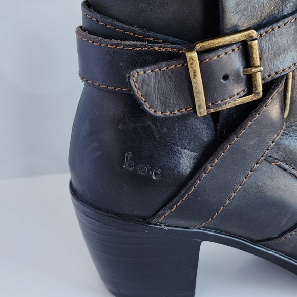 Black Ankle Boots with Heels by B.O.C. by Born - Picture 4 of 12